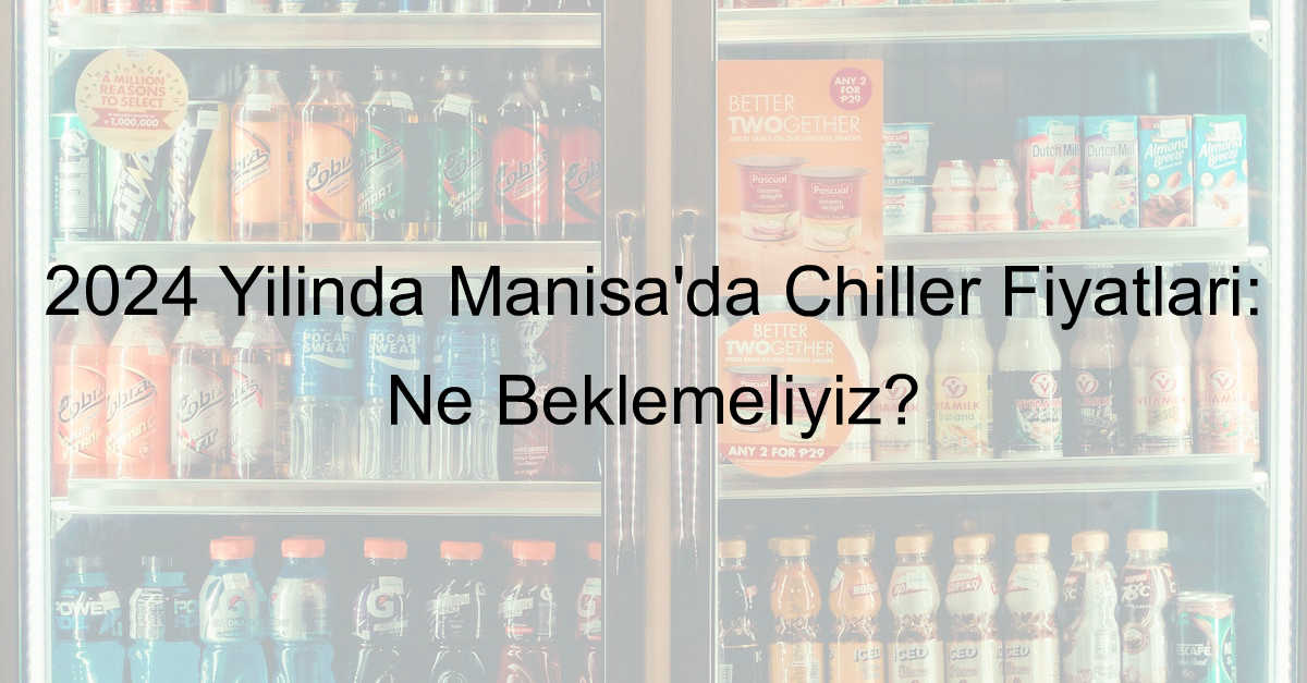 2024 Yılında Manisa’da Chiller Fiyatları: Ne Beklemeliyiz?